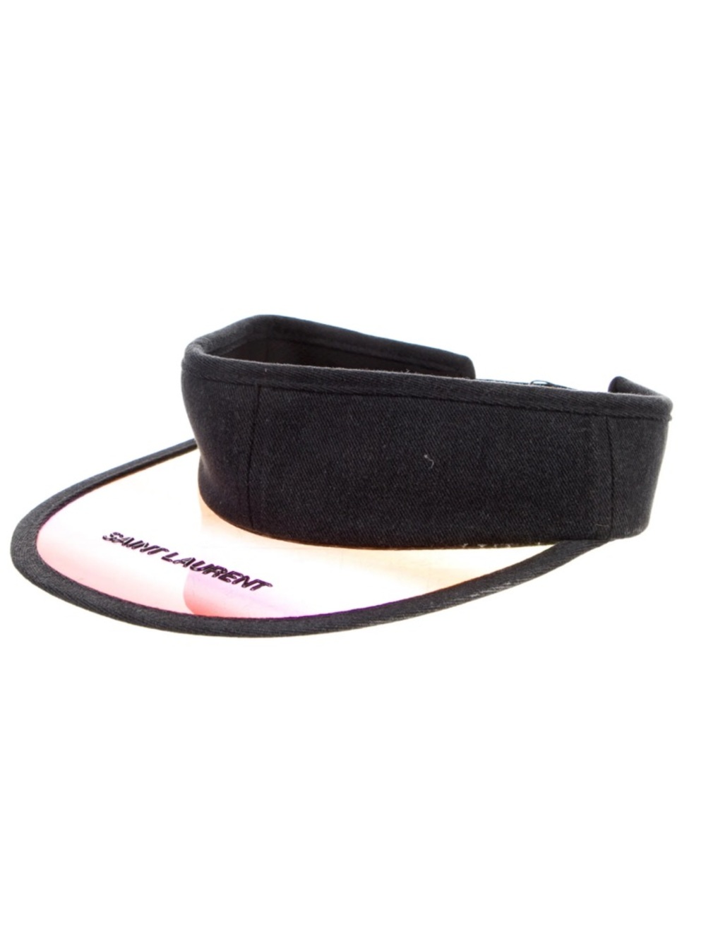 Black Saint Laurent Rive Droit Visor
